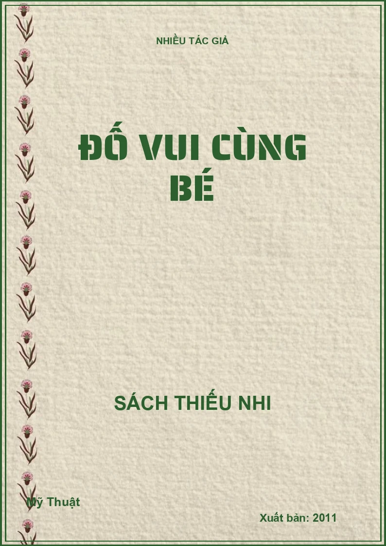 Đố vui cùng bé