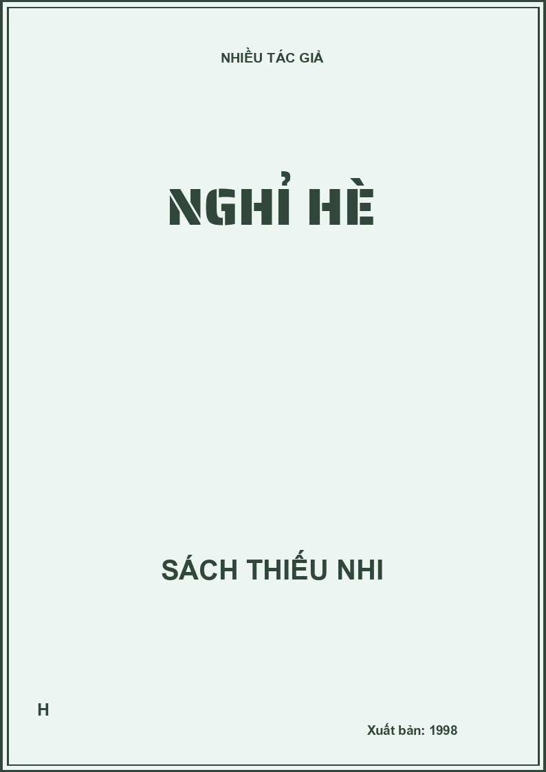 Nghỉ hè