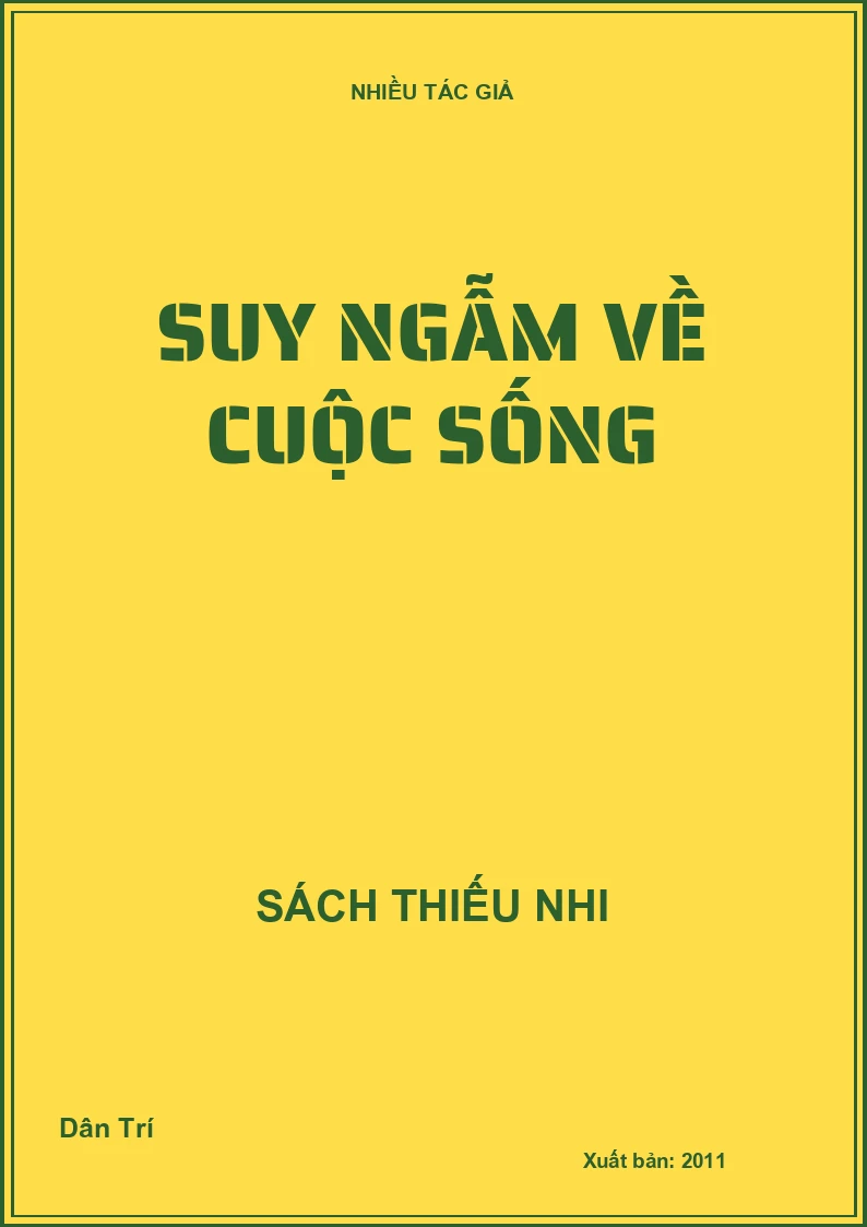 Suy ngẫm về cuộc sống (BS)