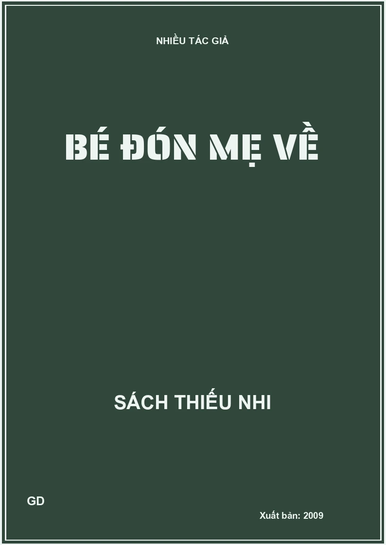 Bé đón mẹ về