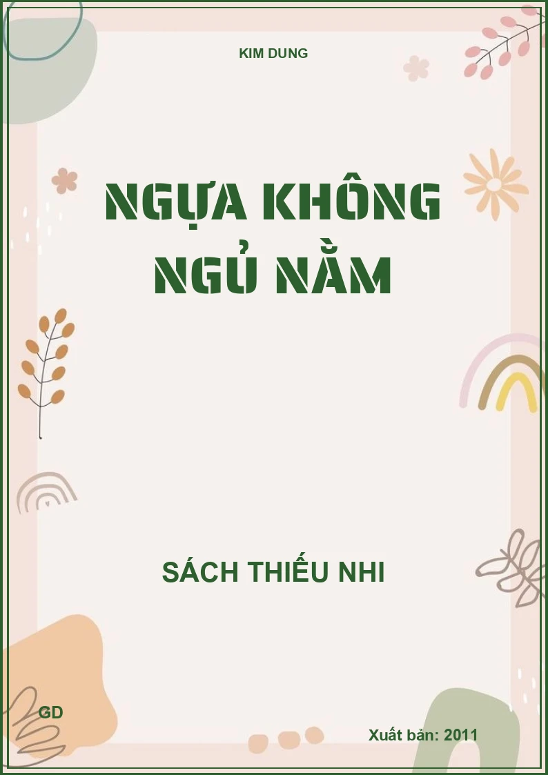 Ngựa không ngủ nằm