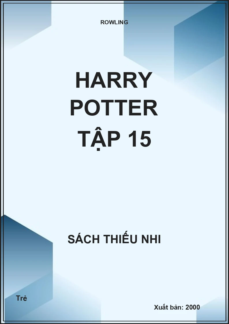 Harry Potter tập 15
