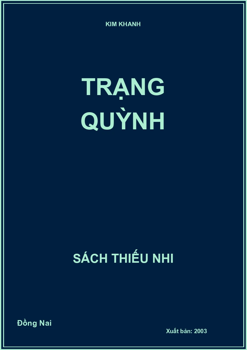 Trạng Quỳnh