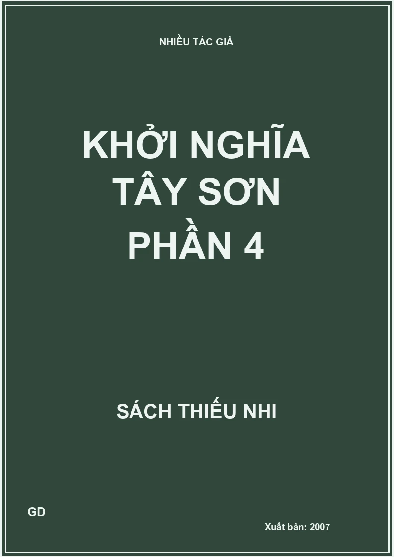 Khởi nghĩa Tây Sơn phần 4