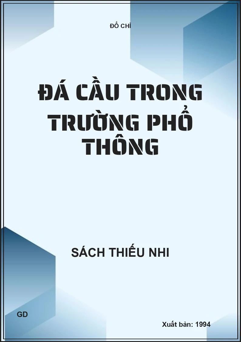 Đá cầu trong trường phổ thông