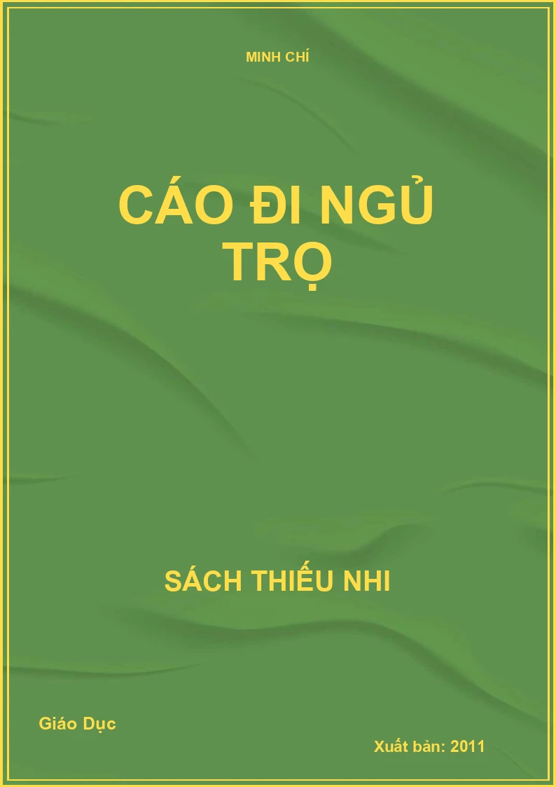Cáo đi ngủ trọ