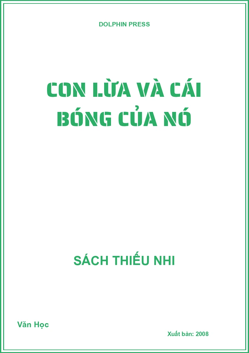Con lừa và cái bóng của nó