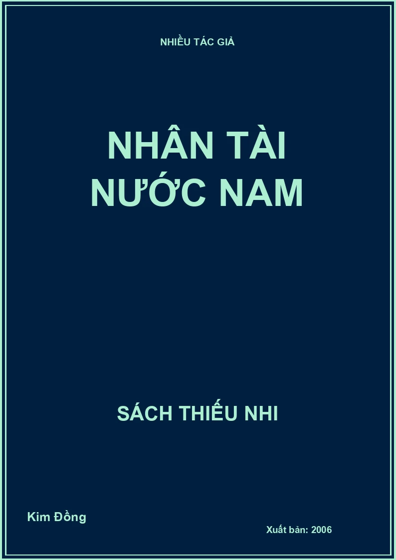 Nhân tài nước Nam
