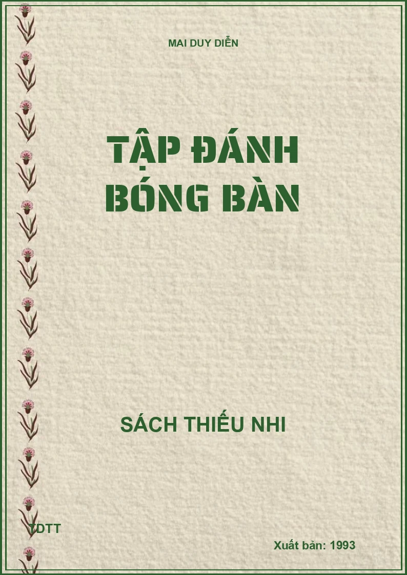 Tập đánh bóng bàn