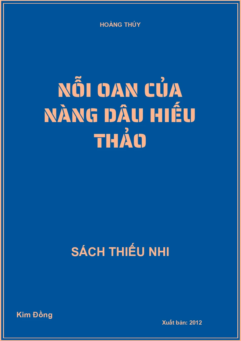 Nỗi oan của nàng dâu hiếu thảo