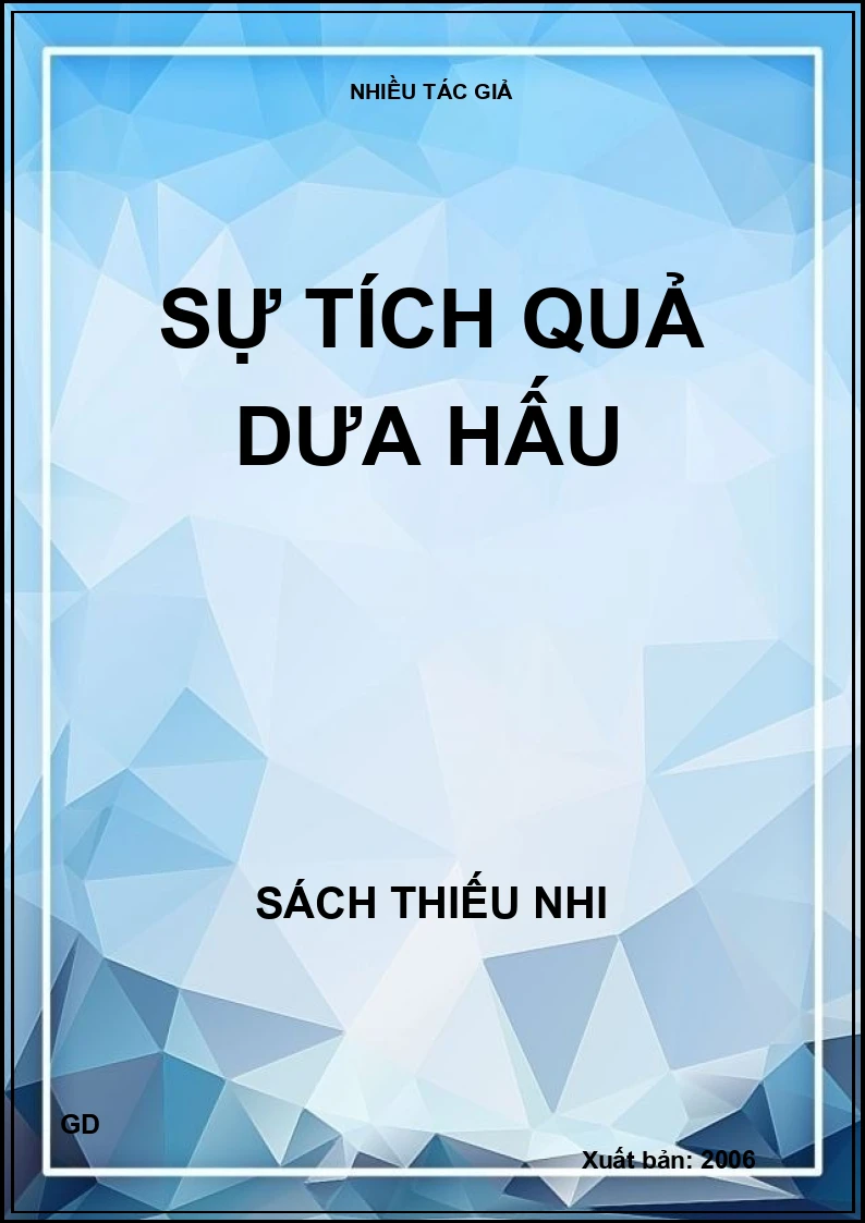 Sự tích quả dưa hấu