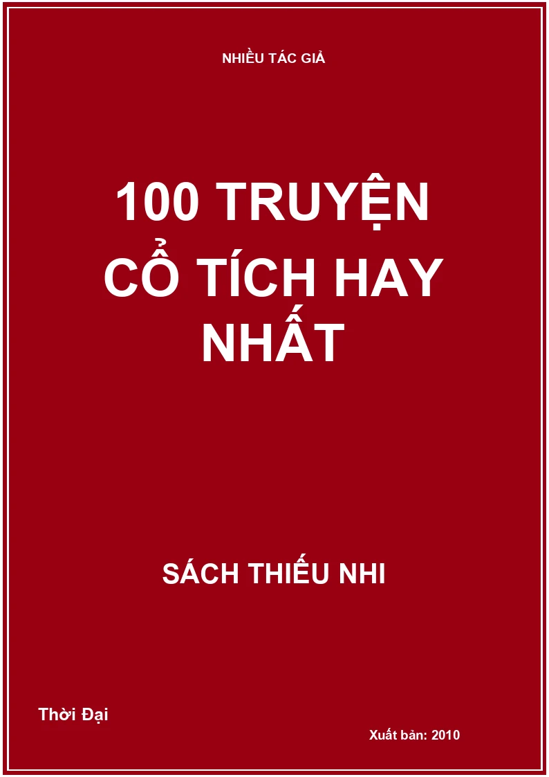 100 Truyện cổ tích hay nhất
