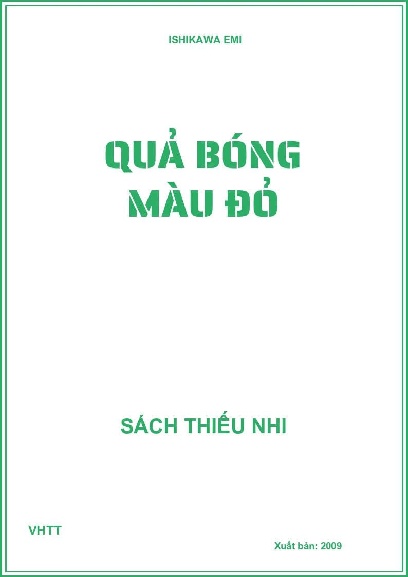 Quả bóng màu đỏ