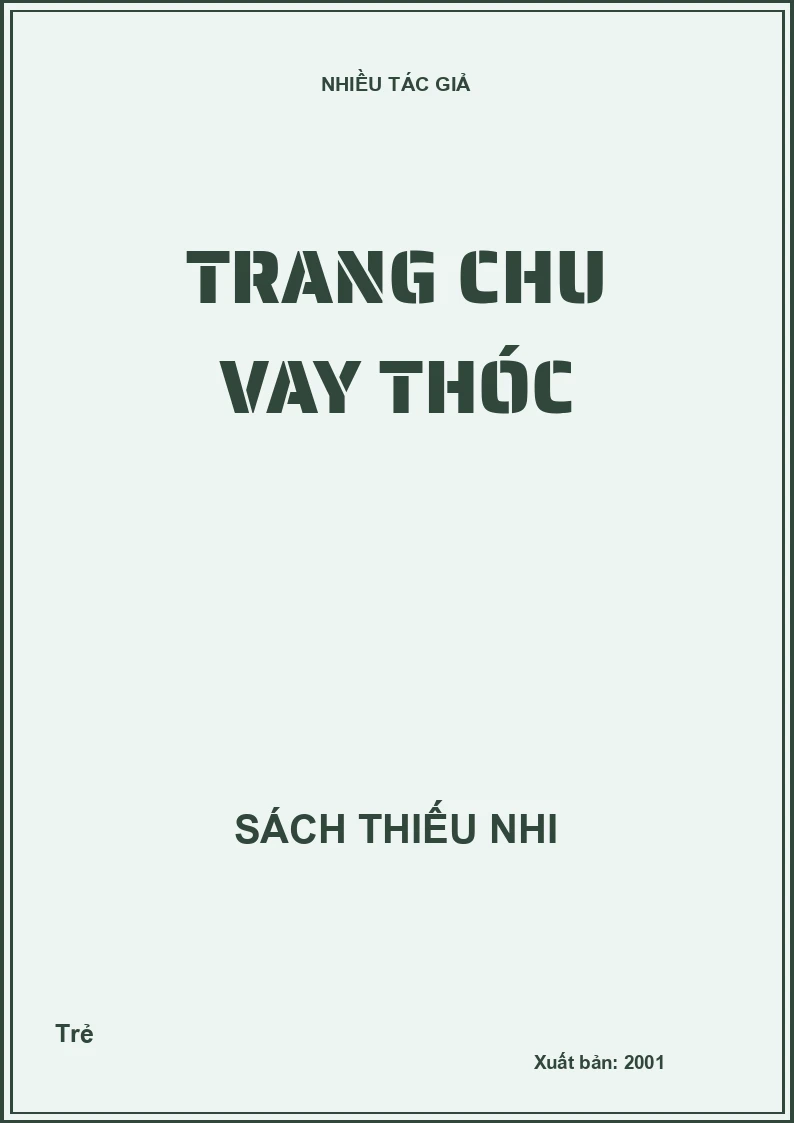 Trang Chu vay thóc