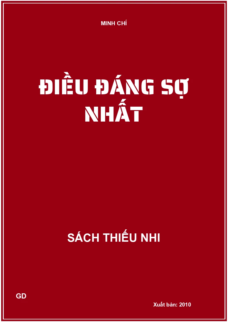 Điều đáng sợ nhất
