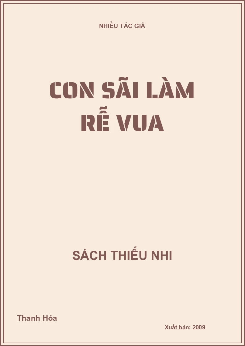 Con sãi làm rễ vua