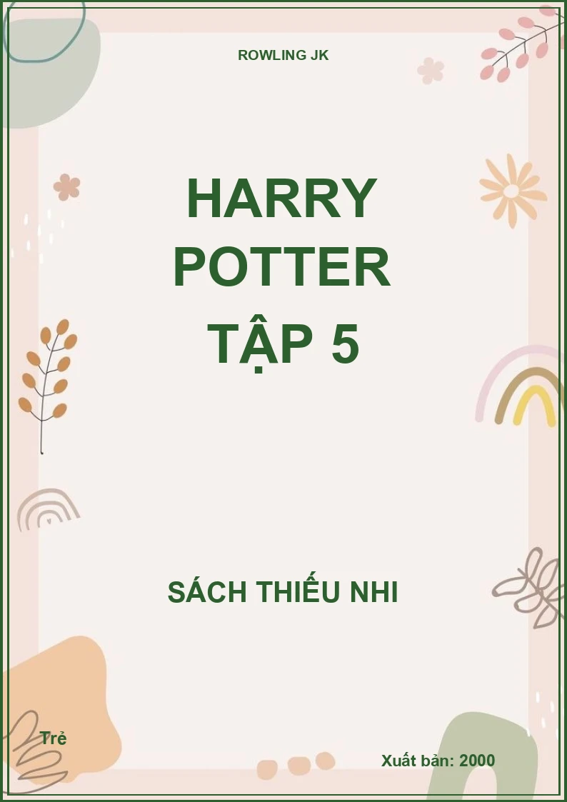 Harry Potter tập 5