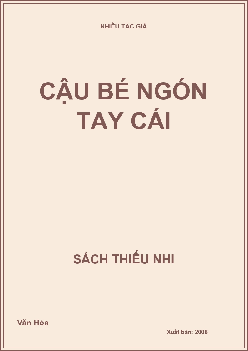 Cậu bé ngón tay cái