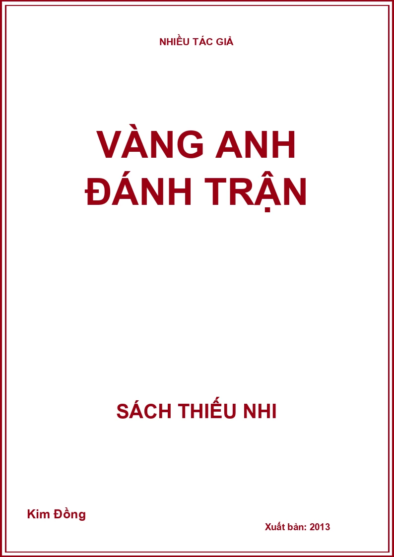 Vàng anh đánh trận