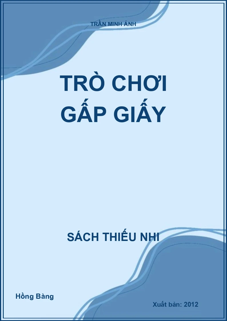 Trò chơi gấp giấy