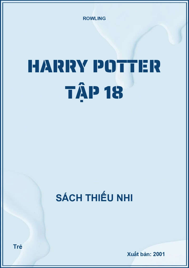 Harry Potter tập 18