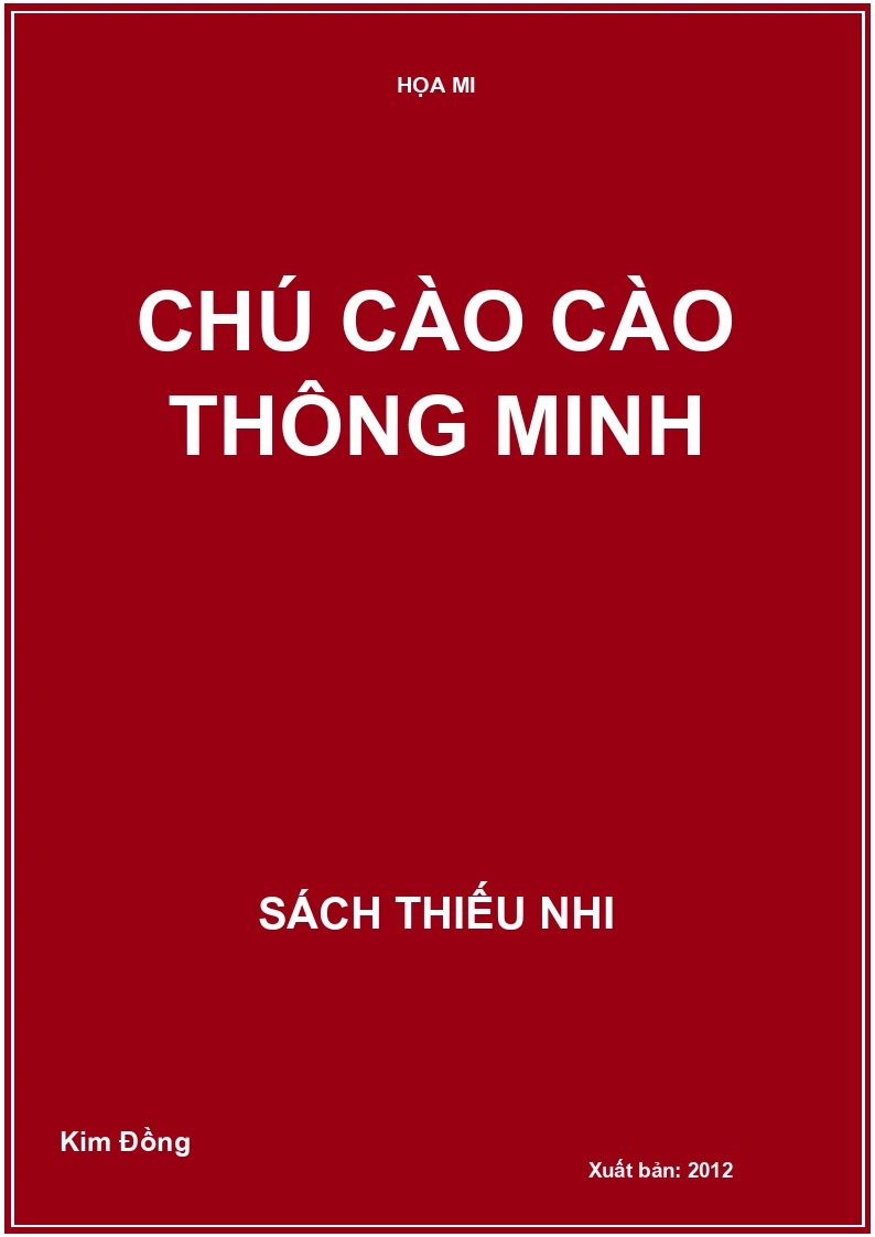 Chú cào cào thông minh