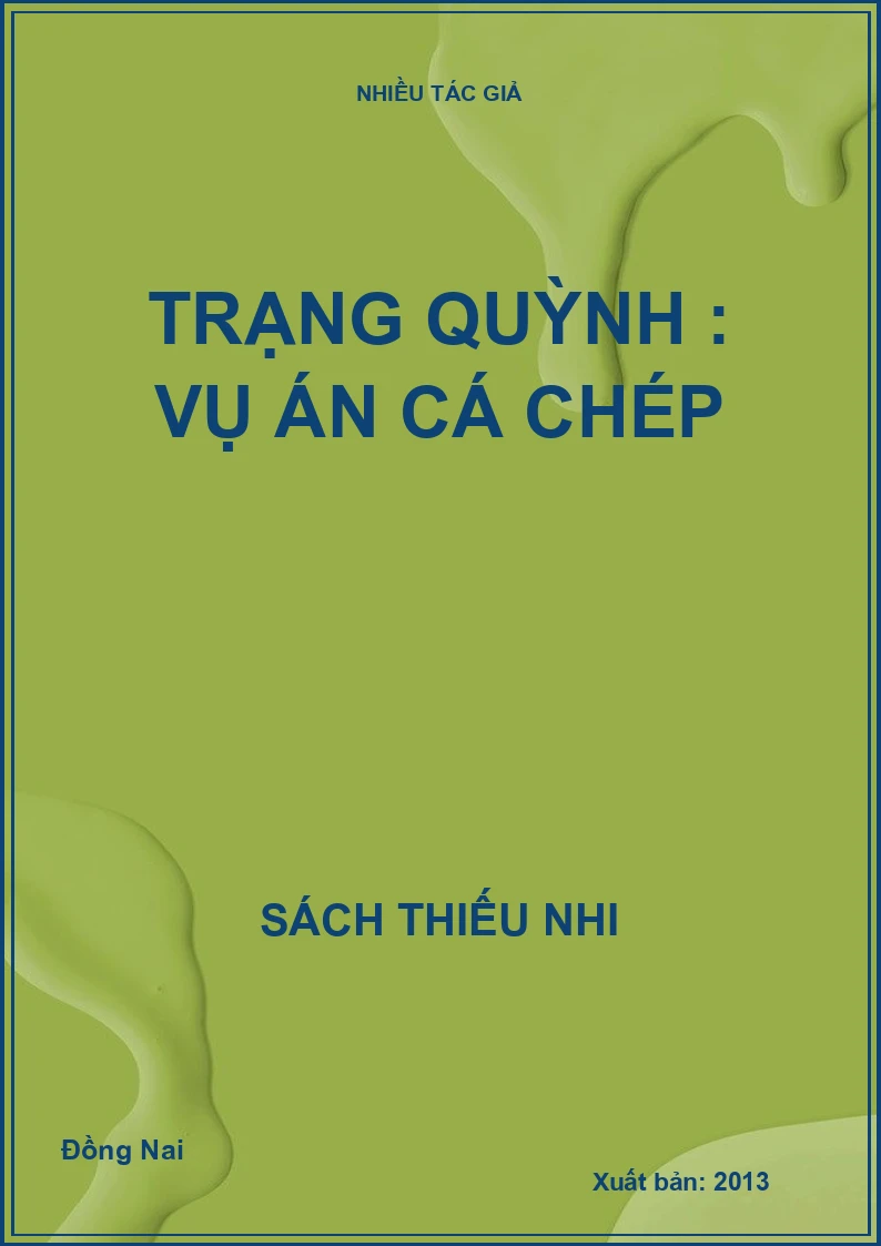 Trạng Quỳnh : Vụ án cá chép