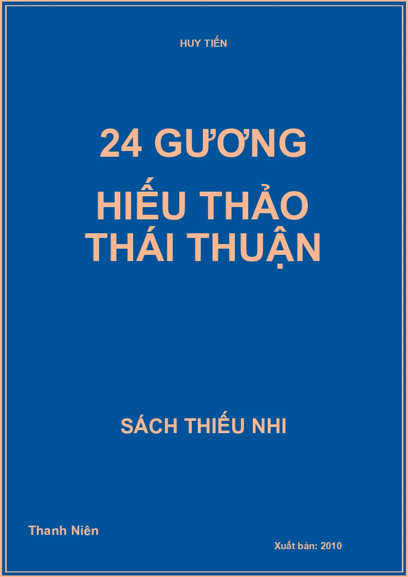 24 Gương hiếu thảo thái thuận
