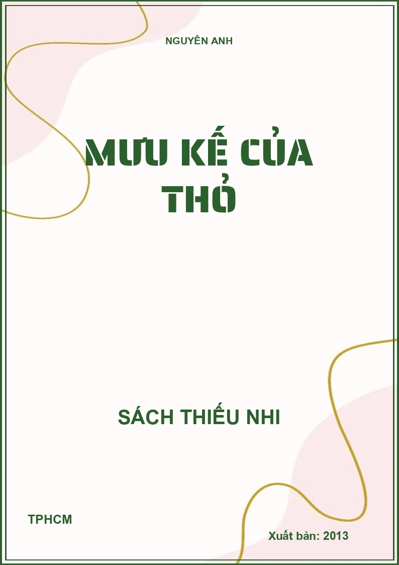 Mưu kế của thỏ