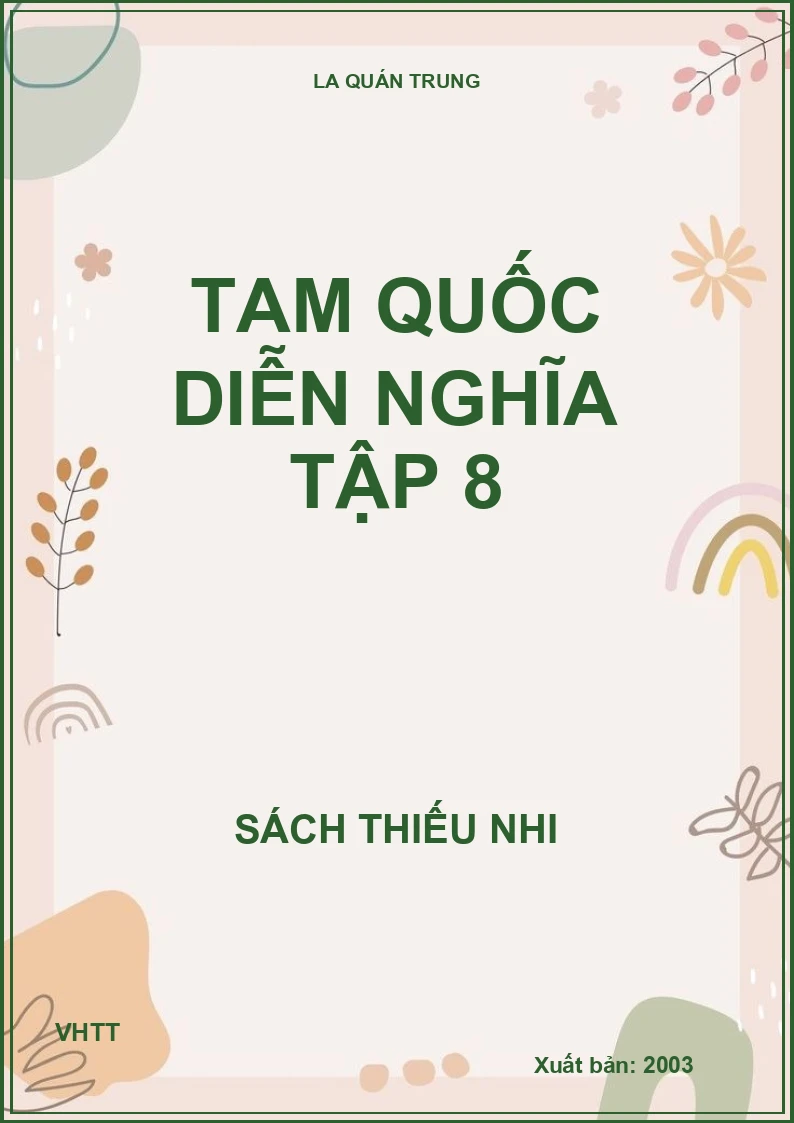Tam quốc diễn nghĩa tập 8