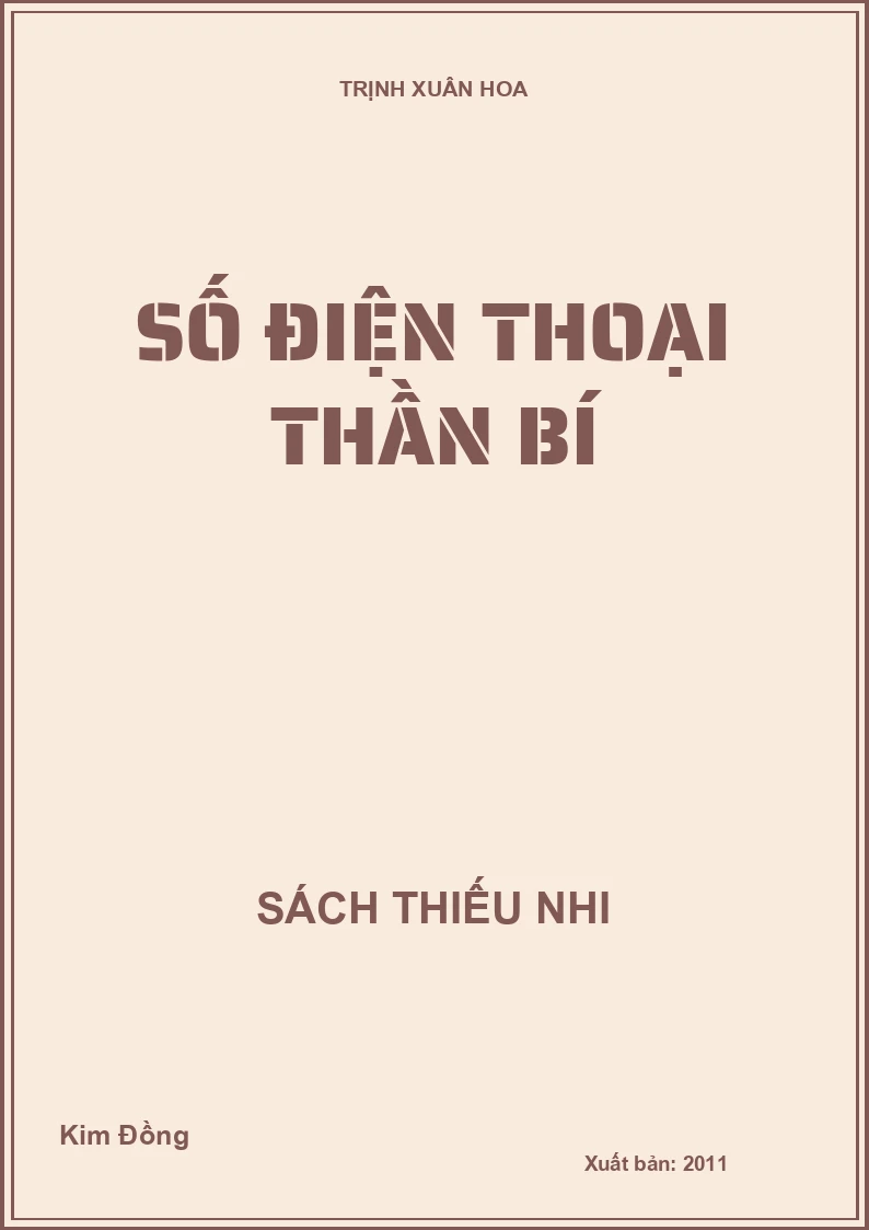 Số điện thoại thần bí