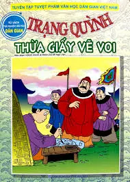 Trạng Quỳnh thừa giấy vẽ voi