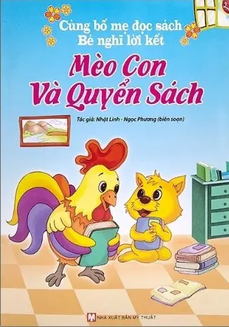 Mèo con và quyển sách