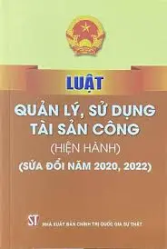 Luật quản lí, sử dụng tài sản công