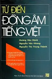 Từ điển đồng âm tiếng Việt