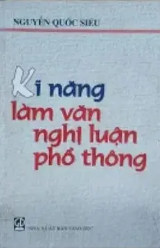 Kĩ năng làm văn nghị luận