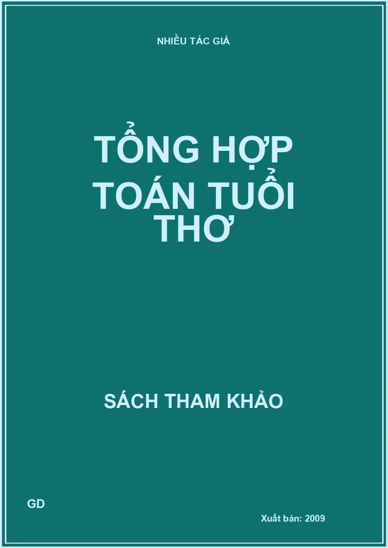 Tổng hợp toán tuổi thơ
