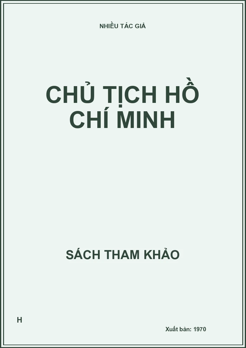 Chủ tịch Hồ Chí Minh