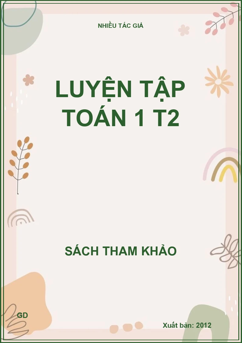 Luyện tập toán 1 T2