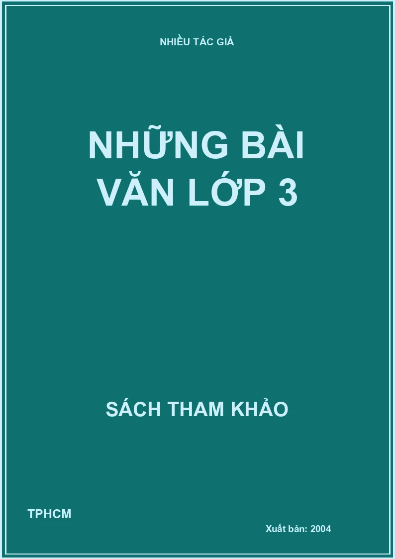 Những bài văn lớp 3