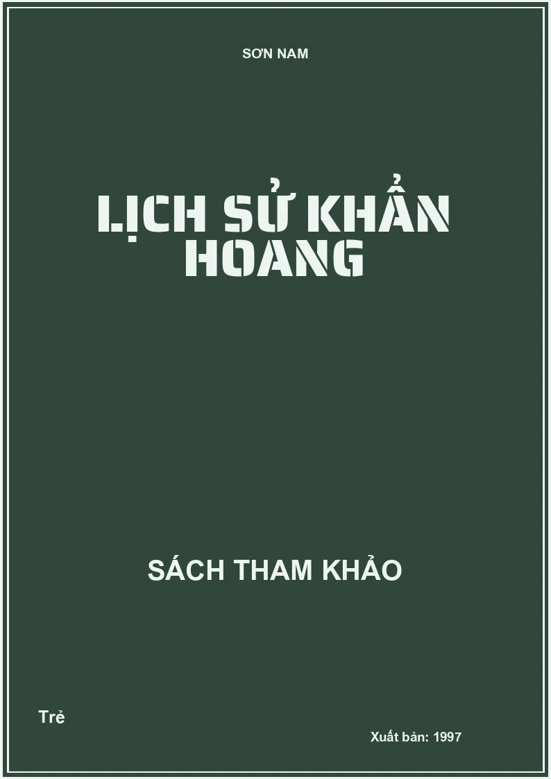 Lịch sử khẩn hoang