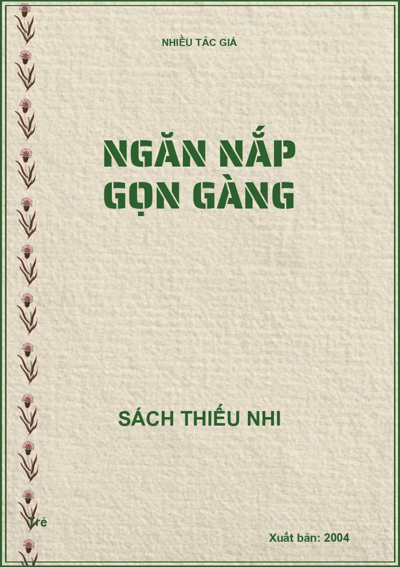 Ngăn nắp gọn gàng