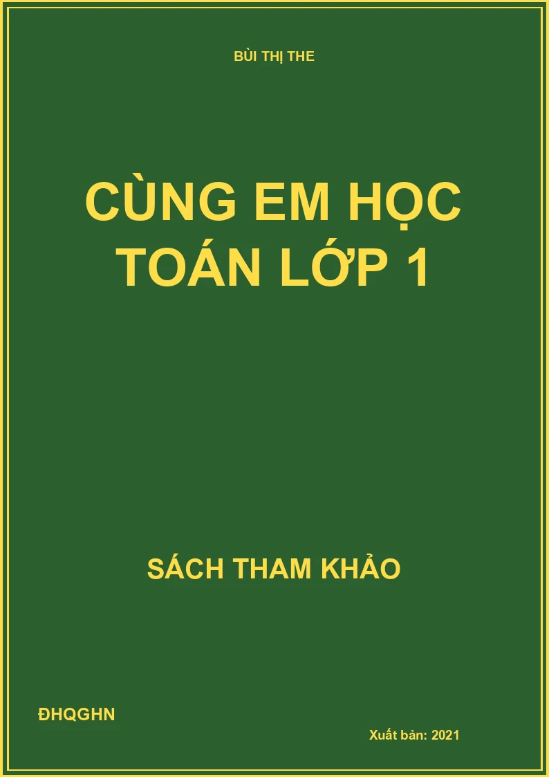 Cùng em học Toán lớp 1