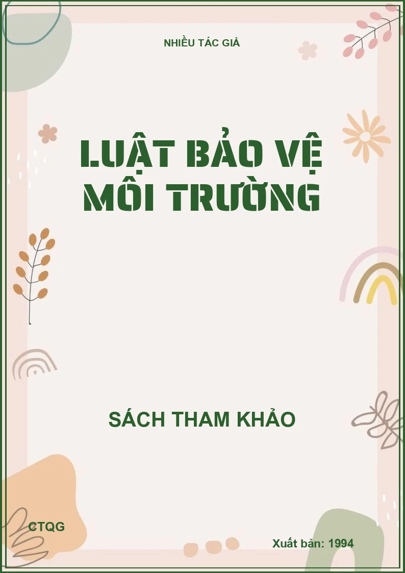 Luật bảo vệ môi trường