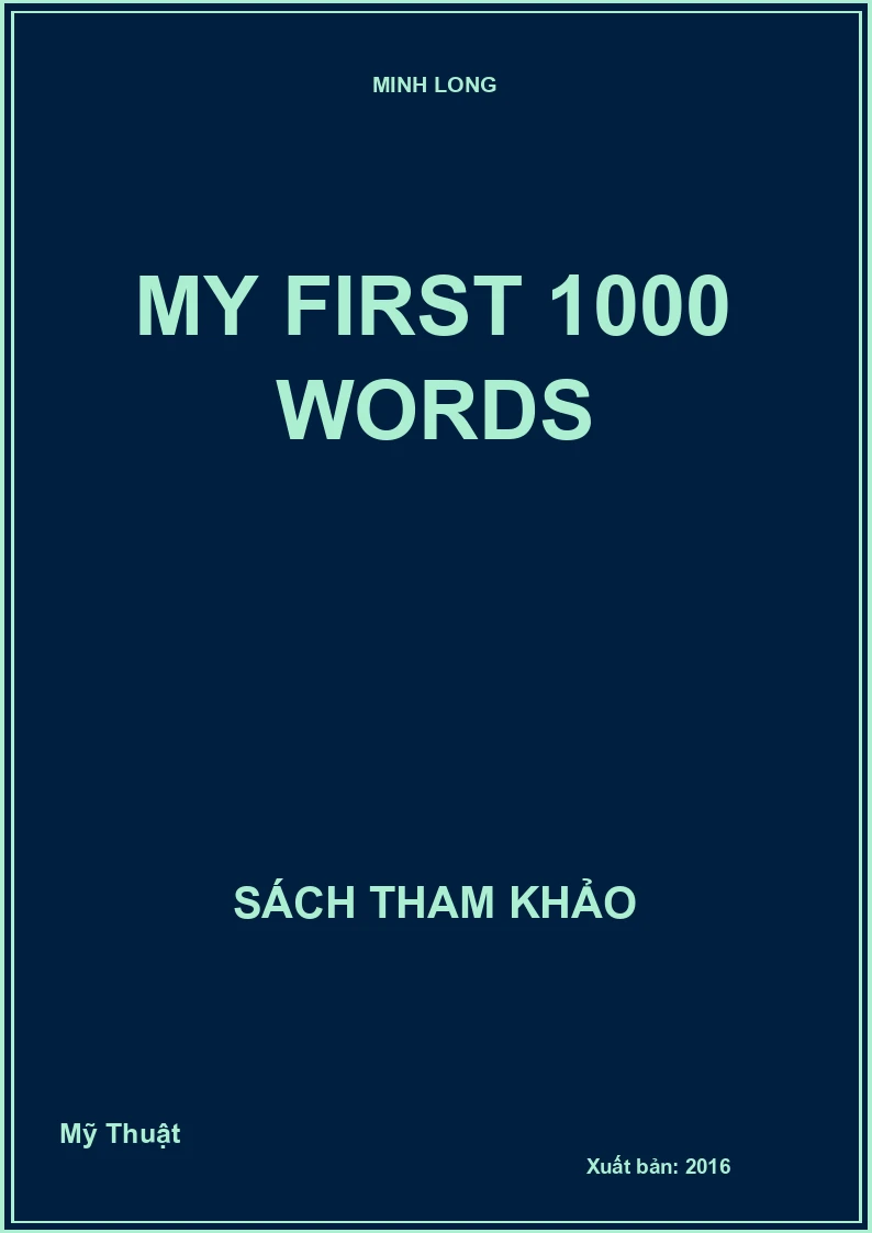 My First 1000 words