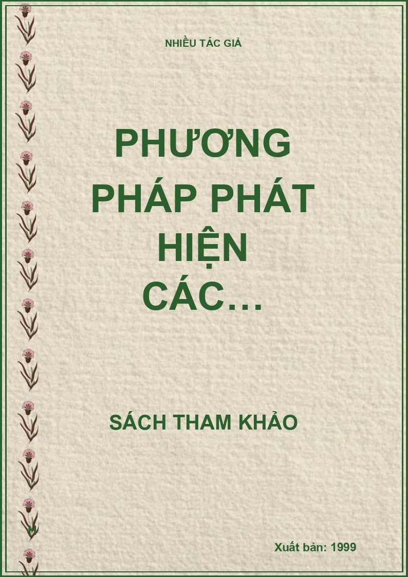 Phương pháp phát hiện các…