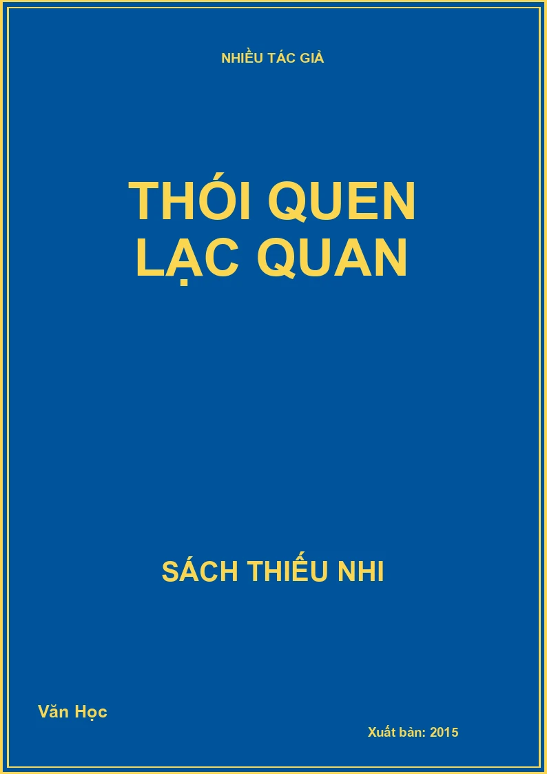 Thói quen lạc quan