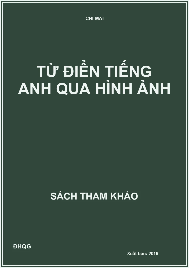 Từ điển tiếng Anh qua hình ảnh