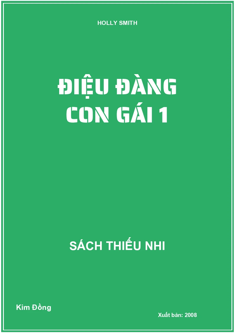 Điệu đàng con gái 1