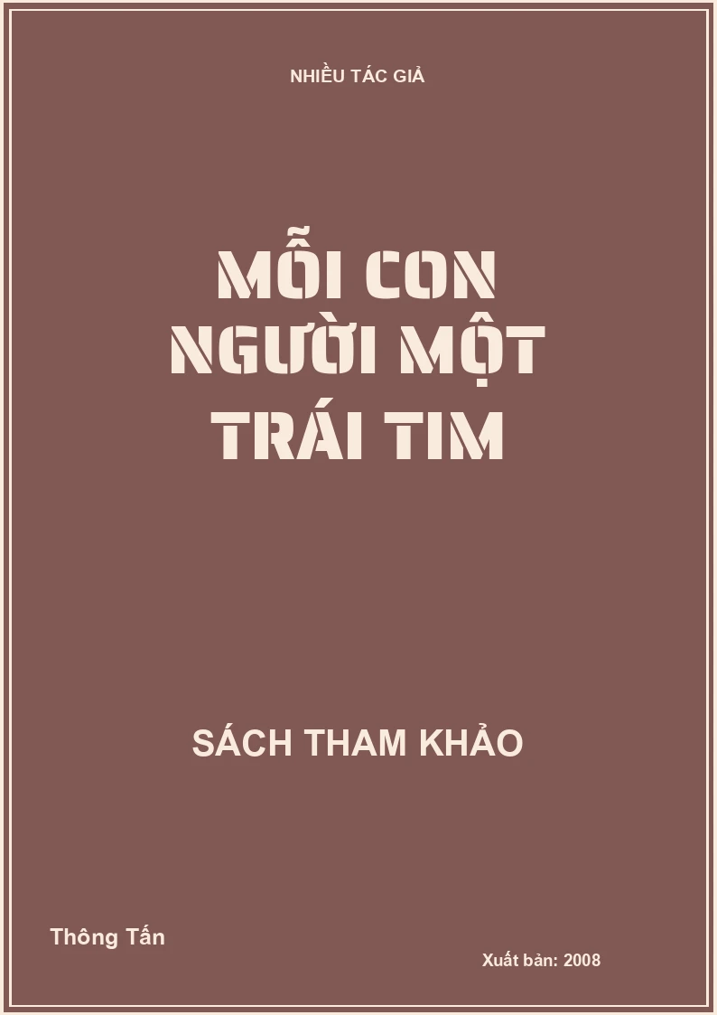 Mỗi con người một trái tim